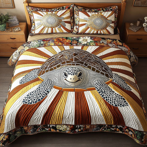 Sheltered Harmony 3-Piece Quilted Bedding Set NCU0PT3545