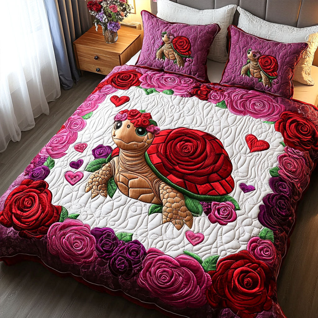 Sheltered Heart 3-Piece Quilted Bedding Set NCU0NT2647