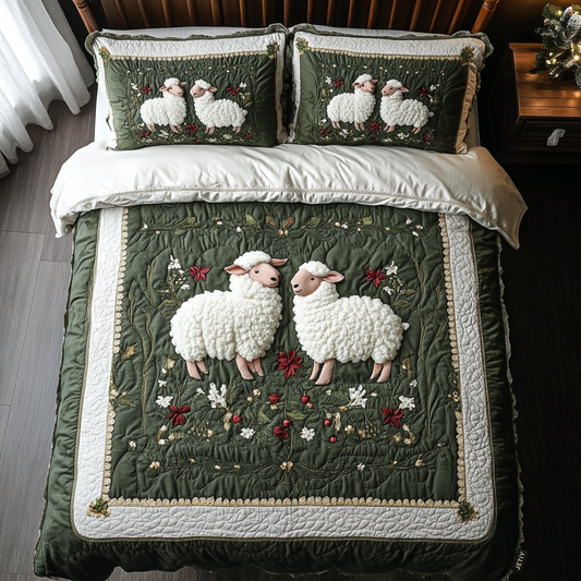 Shepherd Dream 3-Piece Quilted Bedding Set NCU0DK2310