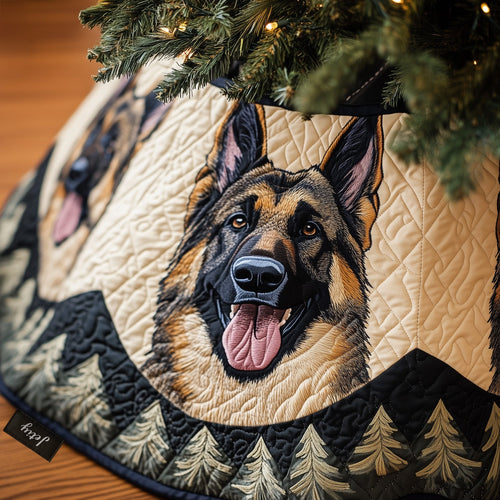Shepherd Jolly Journey Quilted Christmas Tree Skirt NCU0PT2123