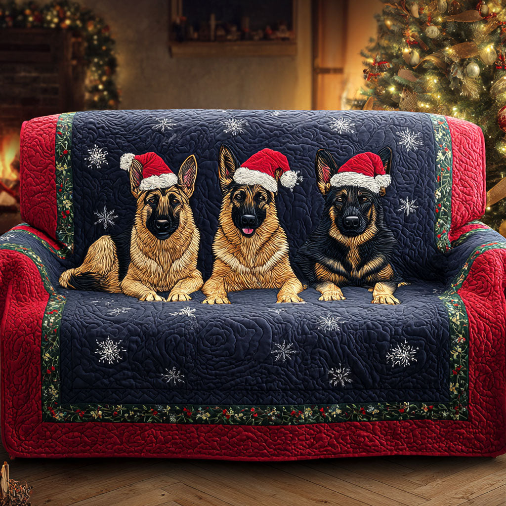 Shepherd Snow Parade Quilted Sofa Cover NCU0TV949