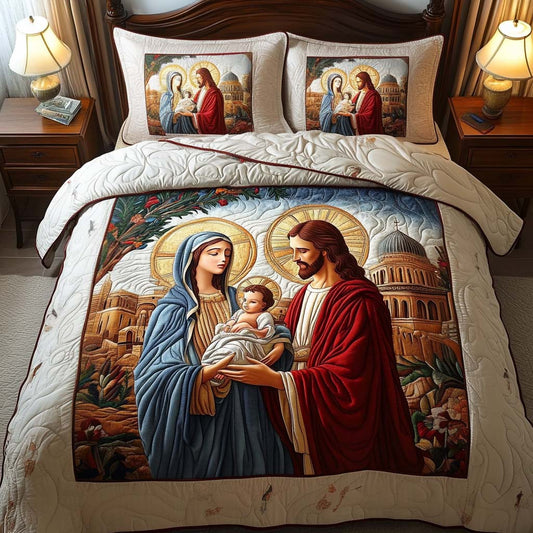 Shepherd Watch 3-Piece Quilted Bedding Set NCU0NT1566