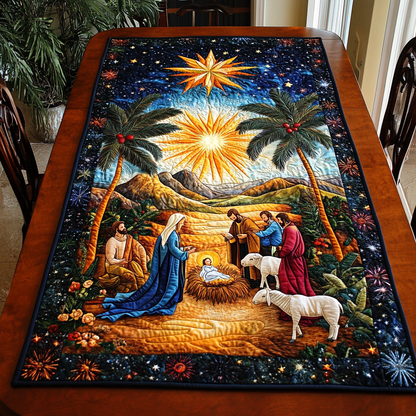 Shepherds Vigil Quilted Table Runner NCU0DK1664