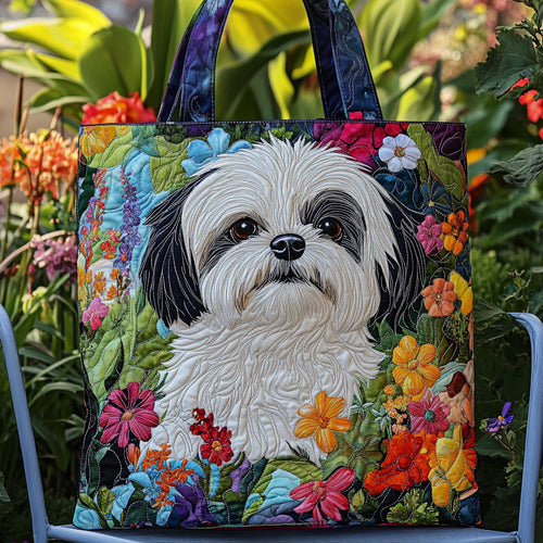 Shih Tzu Bliss Quilted Tote Bag NCU0PT10197