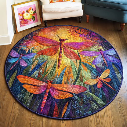 Shimmer Flight Quilted Round Mat NCU0DV7488