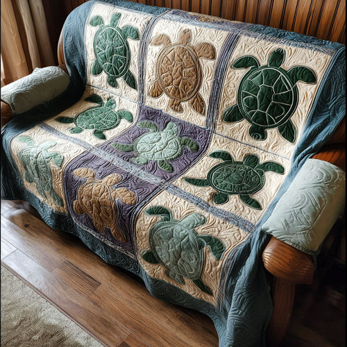 Shimmer Tide Quilted Sofa Cover NCU0PT9715