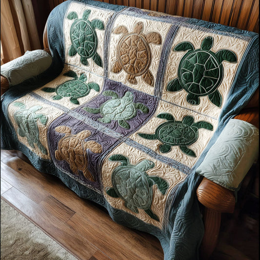 Shimmer Tide Quilted Sofa Cover NCU0PT9715