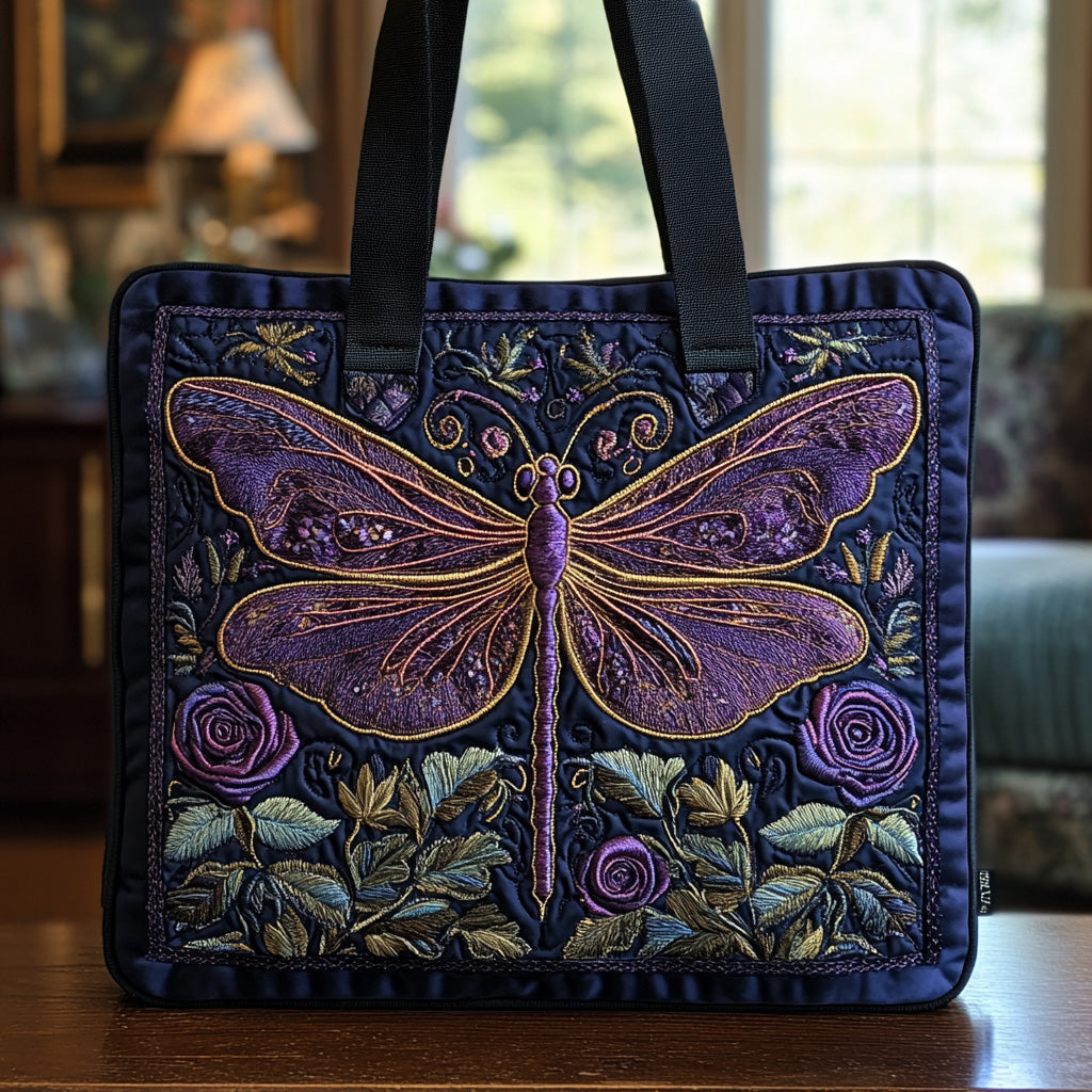 Shimmering Flight Quilted Tote Bag NCU0DV6910