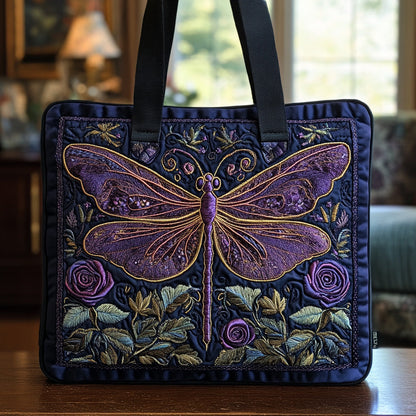 Shimmering Flight Quilted Tote Bag NCU0DV6910