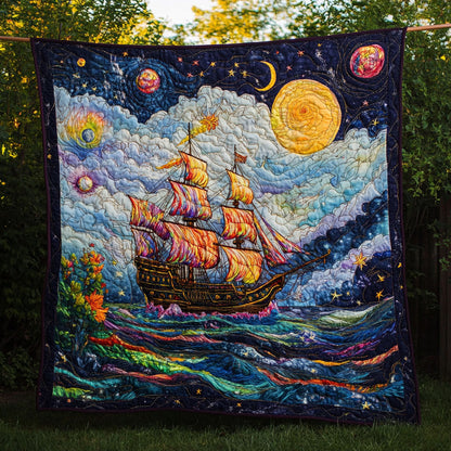 Ship of the Stars Quilted Blanket NCU0PT3402