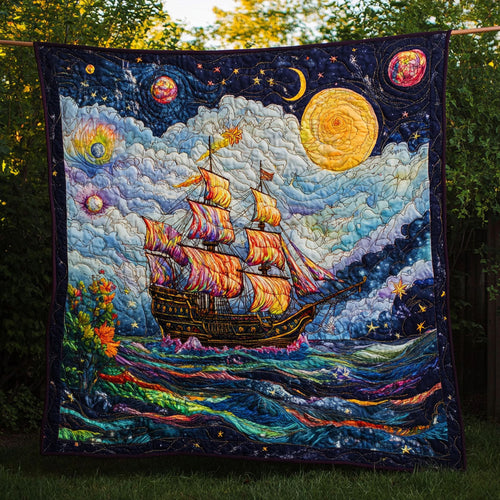 Ship of the Stars Quilted Blanket NCU0PT3402