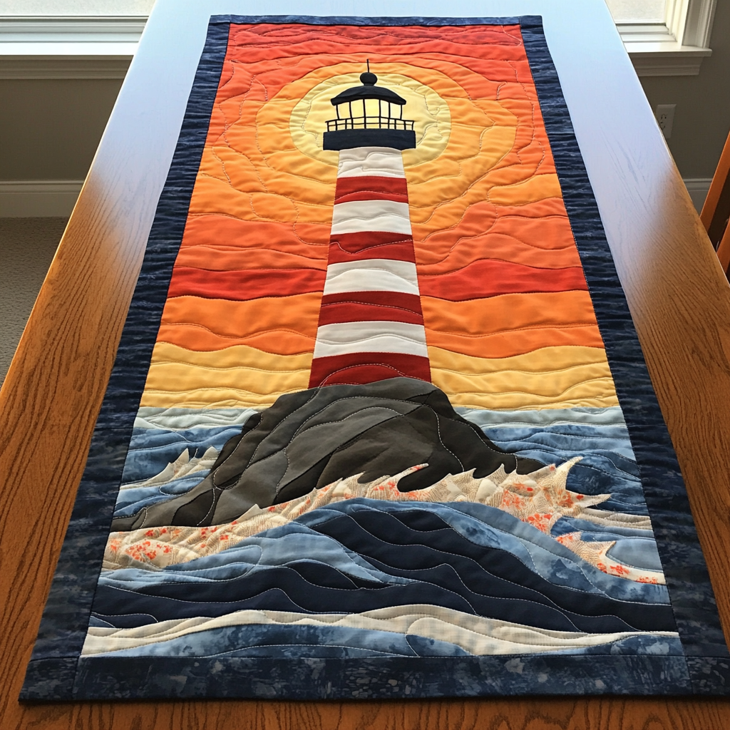 Shore Beacon Quilted Table Runner NCU0DK7248