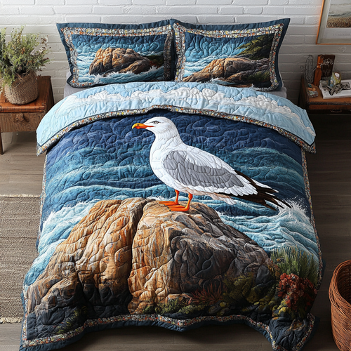 Shore Soar 3-Piece Quilted Bedding Set NCU0DK6811