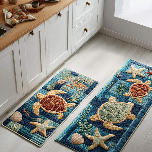 Shoreline Calm Kitchen Area Rug NCU0TD1441