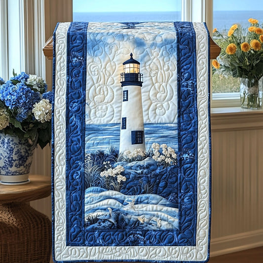 Shoreline Glow Quilted Table Runner NCU0PT3533