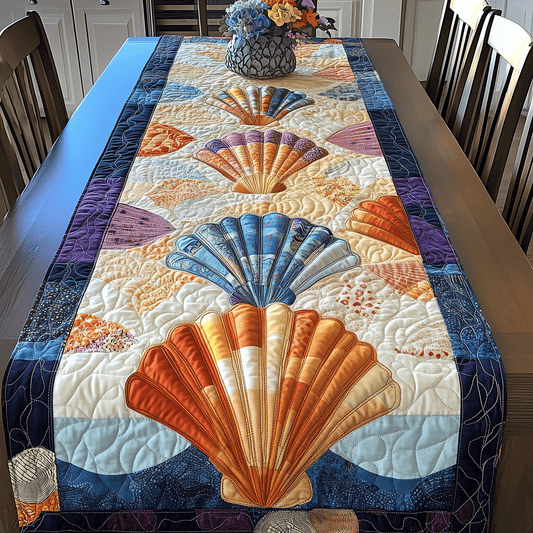 Shoreline Glow Quilted Table Runner NCU0TH2648