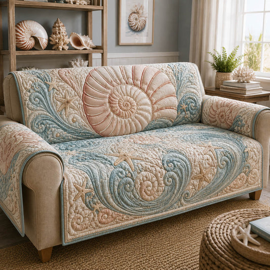 Shoreline Living Quilted Sofa Cover NCU0TD2962