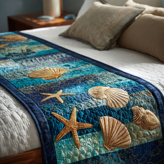 Shoreline Quilted Bed Runner NCU0NT12144