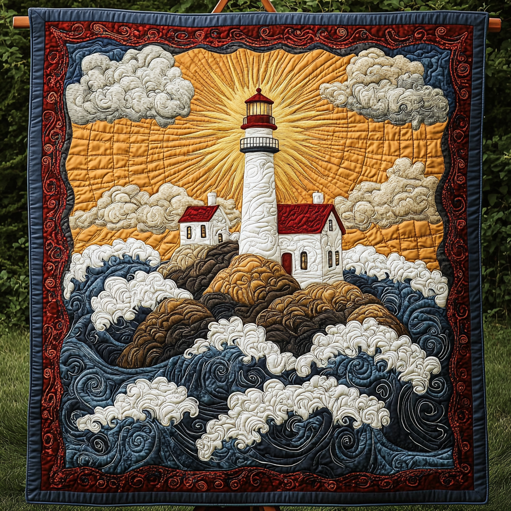 Shoreline Sentinel Quilted Blanket NCU0DK4236