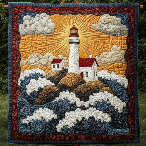 Shoreline Sentinel Quilted Blanket NCU0DK4236
