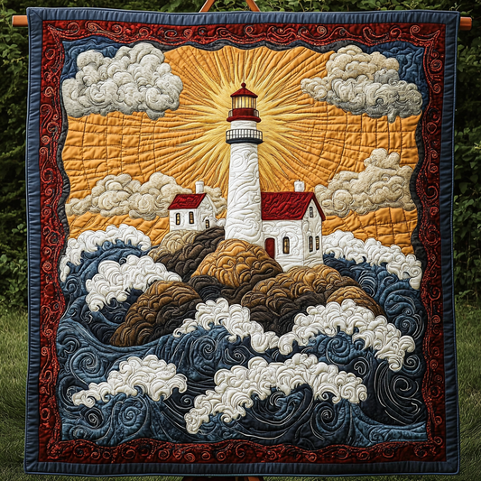 Shoreline Sentinel Quilted Blanket NCU0DK4236