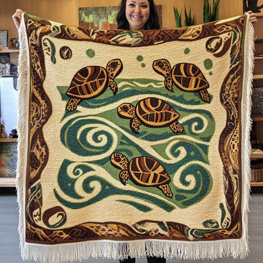 Shoreline Serenity Woven Sofa Blanket NCU0PT4949