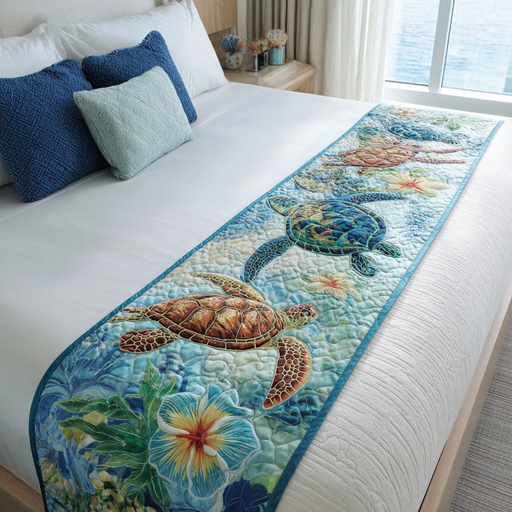 Shoreline Strider Quilted Bed Runner NCU0PT8567 – Vantique
