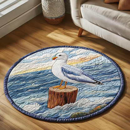 Shoreline Wings Quilted Round Mat NCU0DK6750