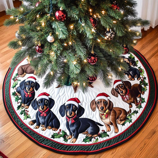 Shorty Splendor Christmas Quilted Tree Skirt NCU0NT1788