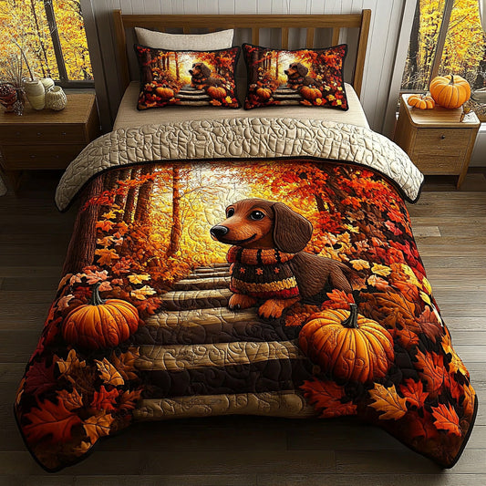 Shorty Sweet 3-Piece Quilted Bedding Set NCU0DV7289