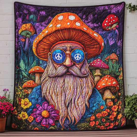 Shroom Sage Quilted Blanket NCU0NT7758
