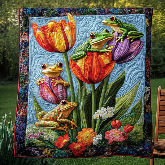 Shroomy Sanctuary Quilted Blanket NCU0PT4673