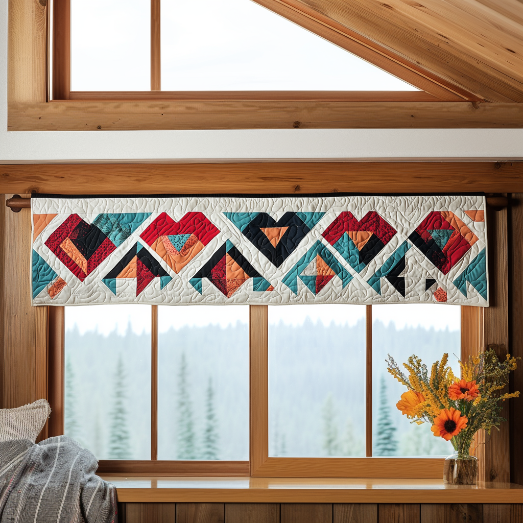 Sierra Patchwork Quilted Valance NCU0DK3806