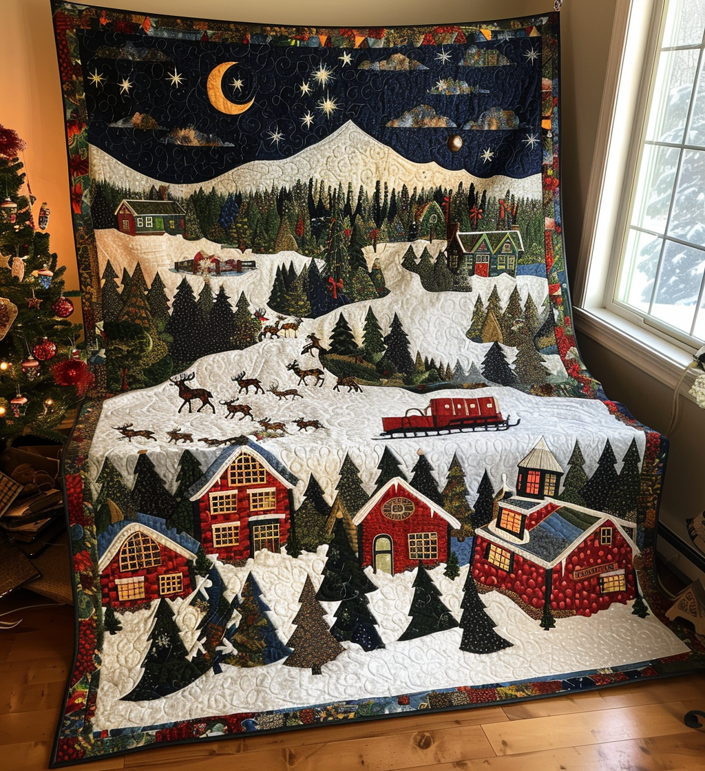 Silent Night Quilted Blanket NCU0DV325