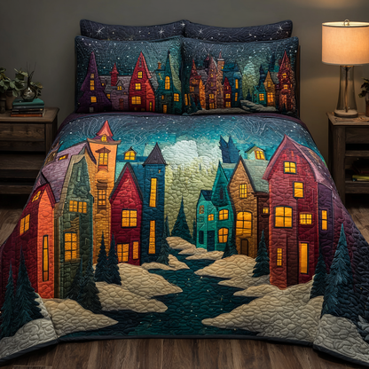 Silent Cabin 3-Piece Quilted Bedding Set NCU0DK11371