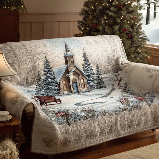 Silent Church Glow Quilted Sofa Cover NCU0NT11335