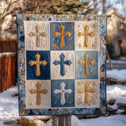 Silent Faith Quilted Blanket NCU0TH3454