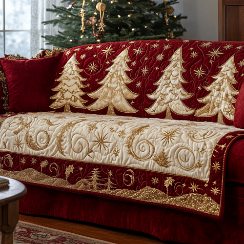 Silent Forest Quilted Sofa Cover NCU0DK10801