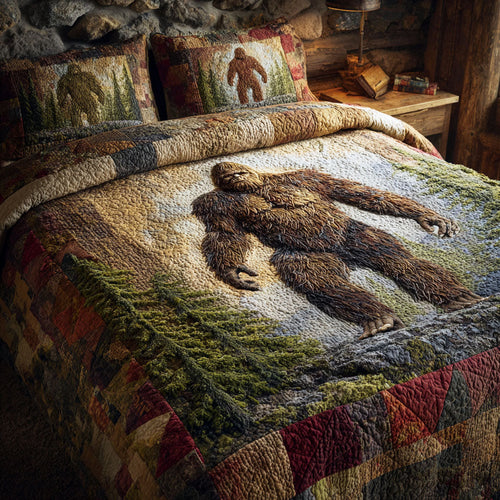 Silent Giant 3-Piece Quilted Bedding Set NCU0TD2462