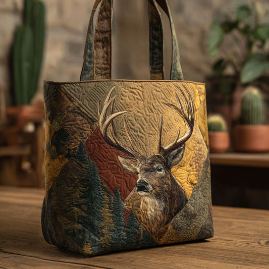 Silent Glade Quilted Tote Bag NCU0PT8722