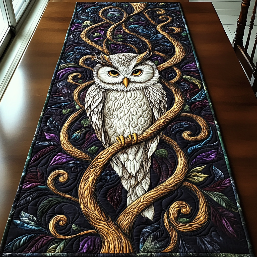 Silent Glider Quilted Table Runner NCU0DK4547
