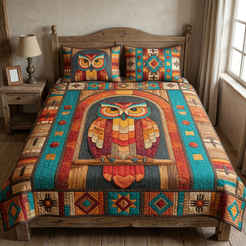 Silent Guardian 3-Piece Quilted Bedding Set NCU0NT12538
