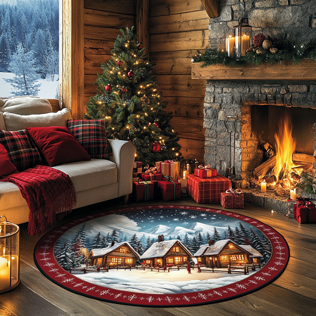 Silent Hearth Round Carpet NCU0DK10987