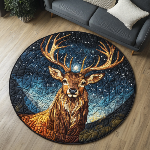 Silent Hooves Quilted Round Mat NCU0DK5569