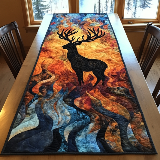Silent Hooves Quilted Table Runner NCU0DK4814