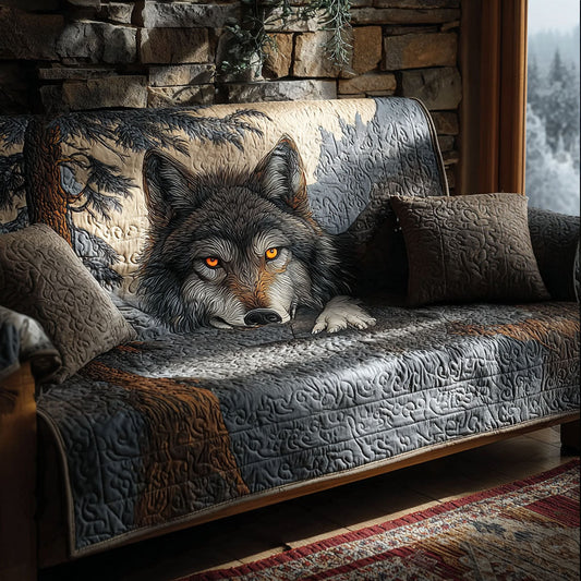 Silent Hunt Quilted Sofa Cover NCU0PT10303