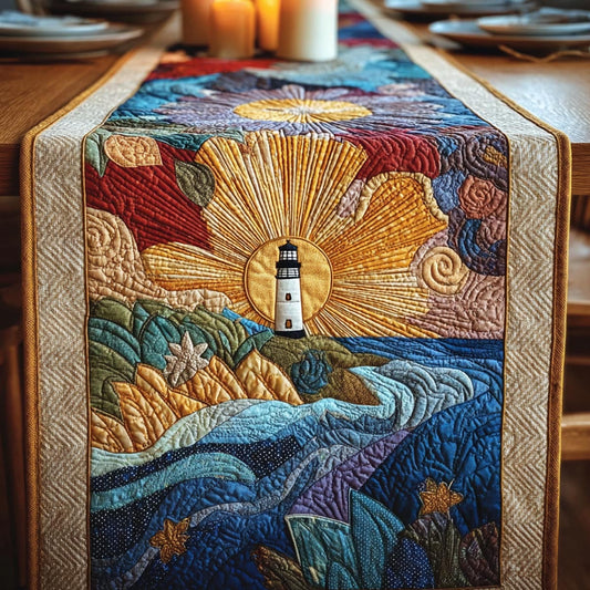 Silent Light Quilted Table Runner NCU0DV9158