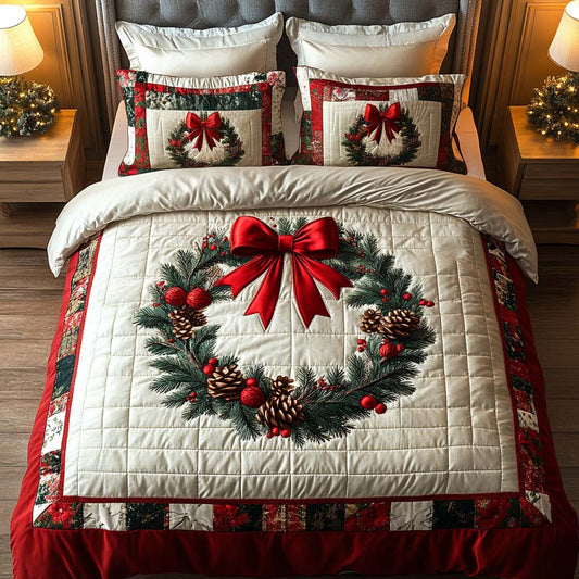 Silent Night 3-Piece Quilted Bedding Set NCU0NT2020