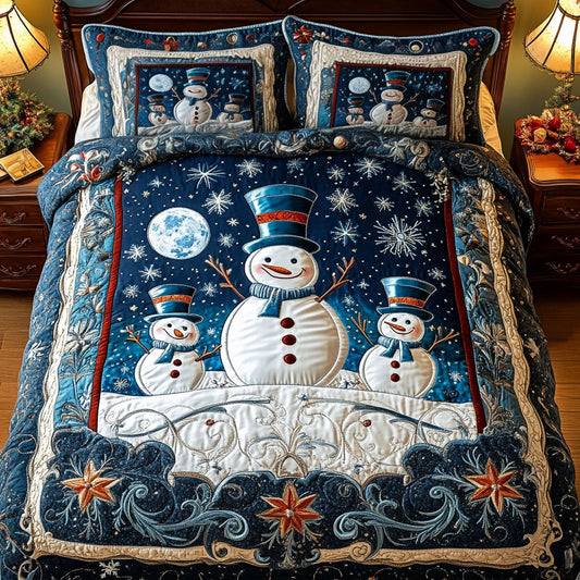 Silent Night 3-Piece Quilted Bedding Set NCU0NT2486
