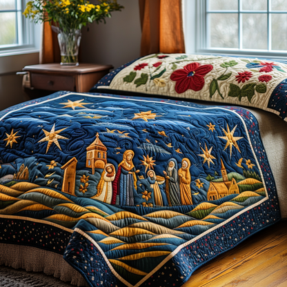 Silent Night Quilted Blanket NCU0DV1149